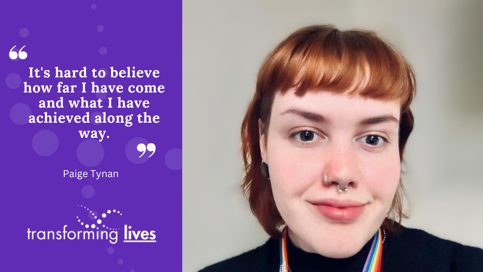 "It's hard to believe how far I have come and what I have achieved along the way!”