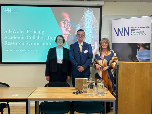 AWPAC co-chairs with Professor Elwen Evans KC